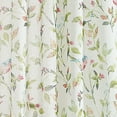 thumbnail image 4 of Martha Stewart Kensington Garden Print Curtain Panel Pair, Pink, Pole Top, Sheer, Indoor, Adult, 2 Piece Set, 37" x 95", 4 of 5