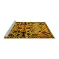 thumbnail image 2 of Ahgly Company Machine Washable Indoor Rectangle Persian Yellow Traditional Area Rugs, 7' x 9', 2 of 4