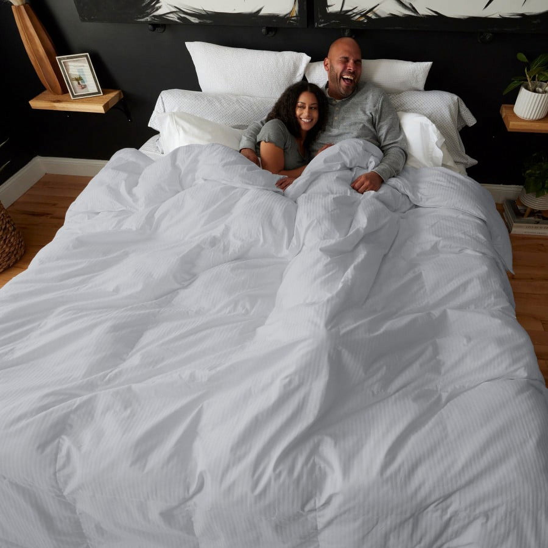 10 foot by 10 foot World's Largest King Comforter by DOWNLITE (Hypoallergenic Down Alternative)