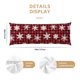 thumbnail image 3 of Fotbe Snowflakes On A Buffalo Plaid Funda para Almohada Corporal con Diseño, Funda de Microfibra Ultrasuave de 20x54 Pulgadas, Ropa de Cama Elegante, 3 of 7