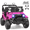 Pink, variant on QUIKRA 24 Volt Ride on Toys, Power Truck Wheels with 2 Seaters, Electric Car with Remote, LED Light, Bluetooth, Gift for Girls Pink