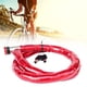 thumbnail image 5 of Candado de cable en espiral para bicicleta, rojo, resistente al agua, resistente al óxido, fácil de transportar, candado de seguridad universal para motocicleta, 5 of 5