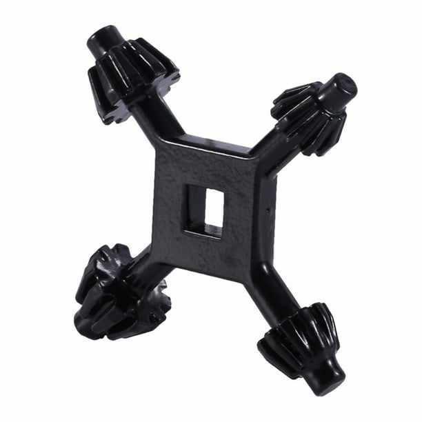 Fiudx Llave de Mandril Universal 4 En 1, Compatible con Varios Tamaños de 6 Mm, 9 Mm, 10 Mm y 13 Mm, Diseño Duradero de Aluminio, Accesorio para Herramientas Eléctricas, Proyectos de Perforación de B