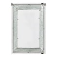 thumbnail image 5 of Kate and Laurel Deely Farmhouse Wall Mirror, 27 x 39, White and Silver, Rustic Wall Decor with Galvanized Metal Frame, 5 of 8