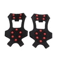 thumbnail image 4 of Cubiertas antideslizantes para zapatos para nieve tacos antideslizantes para tracción en hielo 1 par de goma + acero inoxidable para pistas de hielo suaves para pastizales Anggrek Otros, 4 of 8