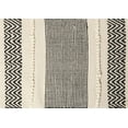 thumbnail image 5 of REDEARTH Placemats-Hand Woven Exquisite Artisan Made Placemet Set for Dining Table, Coffee Table, Console, Dresser; 100% Cotton 14x20; Chevron Black Set of 6, 5 of 7