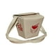 thumbnail image 5 of Bolsa en forma de CAJA DE COMIDA CHINA, Bandolera para Mujer, Estilo Takeout Box. Cross-Body, Color Blanca, Moda Kawaii. Curiosidades, Novedosa y Encantadora (Bolsa para Mujeres)., 5 of 5