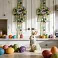 thumbnail image 6 of EGYMEN Easter Egg and Bow Cabinet-Door Ties, Spring Ribbon Decoration with Festive Design, Kitchen Pantry or Hutch Handle Wraps, Multi-Use Seasonal Ribbon for Festive Home Decor, 6 of 6