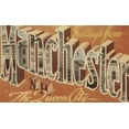 thumbnail image 5 of Greetings from Manchester, New Hampshire (Gold), Lantern Press, Premium Playing Cards, 52 Card Deck with Jokers, USA Made, 5 of 5