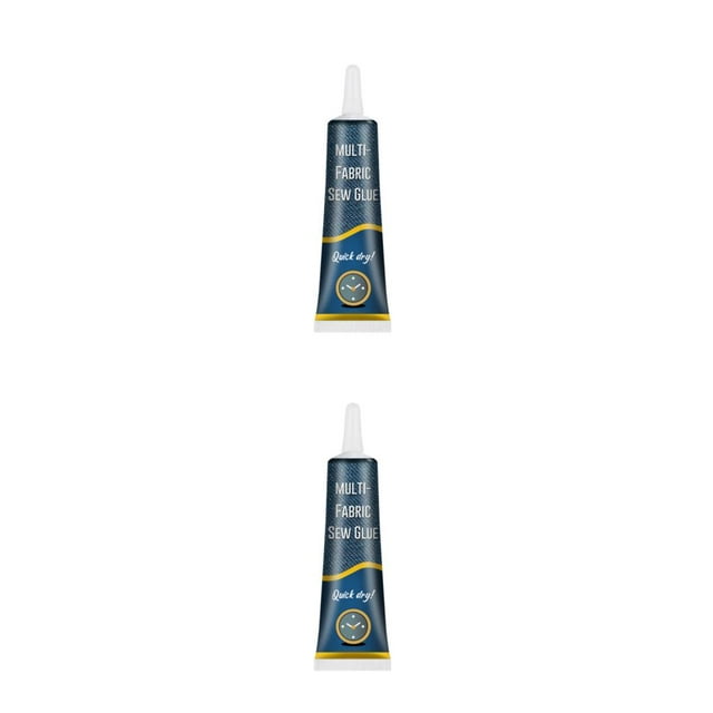 yingyy 1/2/3/5 Colle pour Tissu North Moon Couture Liquide Universelle Multifonction Textile Réparation Adhésif 2 Pcs