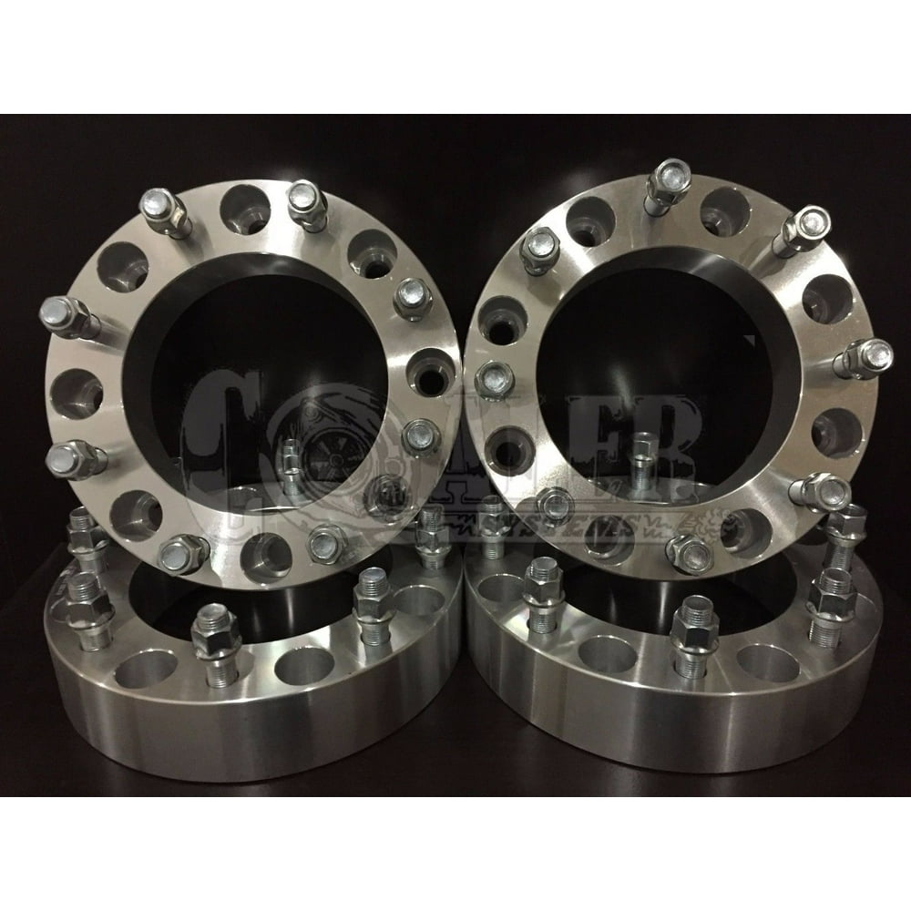 4 X 2" Thick 8 Lug Wheel Spacers Dodge Ram 2500 3500 Dually 9/16 Studs