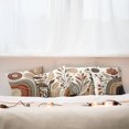 thumbnail image 5 of Ambesonne Botanical Throw Pillow Cover 4 Pack, Boho Earthy Terra Cotta, 16", Paprika Tan and Brown, 5 of 5