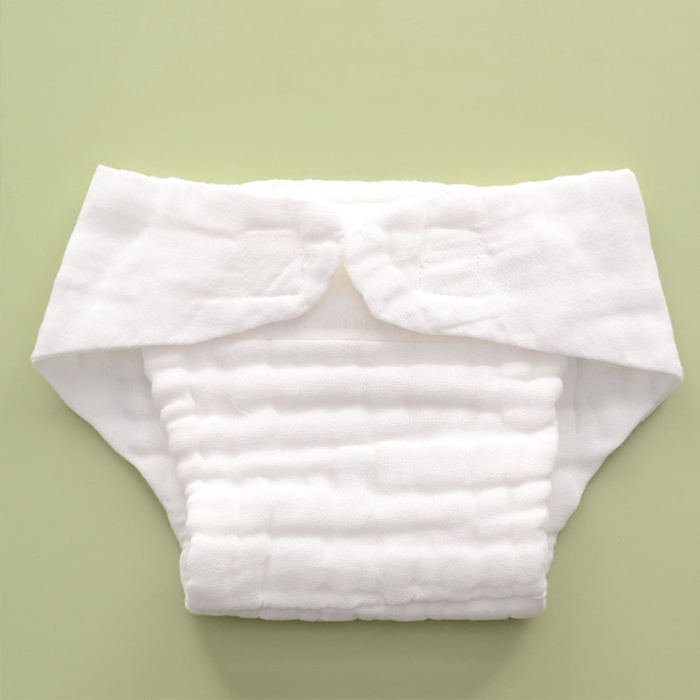 COMPUKAS 5-Pack Soft and Washable Baby Cotton Nappies Reusable for Daily Use by Parents, Comfortable and