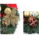 thumbnail image 2 of Decoración navideña artificial con luces y adornos, perfecta para cajas de regalo y puertas. Corona festiva para puerta de 35 cm., 2 of 7