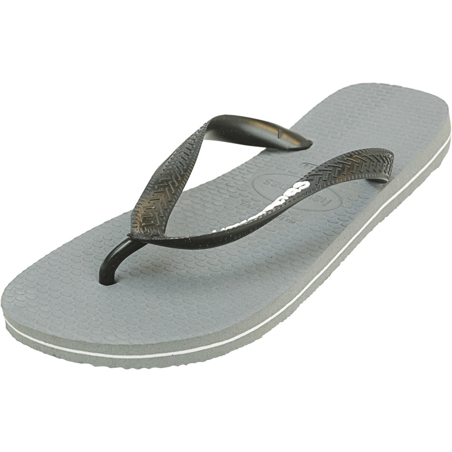 Havaianas Men's Filete Flip Flops Steel Grey / White Sandal - 8M ...