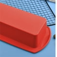 thumbnail image 5 of Bread Mold Loaf Toast Non-stick Silicone Baking Tray Non-stick Toast Rectangle Mould for Home Bakery, Red, 5 of 8