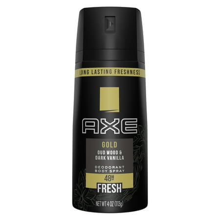 Axe Gold Body Spray for Men, 4 Oz