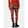 thumbnail image 3 of No Boundaries Velour Holiday Leggings, 1 or 2-Pack, Women's and Women's Plus, 3 of 7