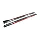 thumbnail image 5 of Faldas laterales universales Cola Fibra de Carbono Rojo Extensión de faldones laterales de coche, 5 of 8