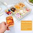 thumbnail image 4 of Bandeja Portátil de 8 Compartimentos con Tapa y Asa para Servir Snacks Frutas y Dulces en Fiestas, 4 of 5