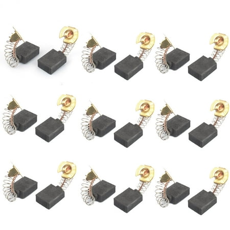 

9 Pairs CB-153 17mmx13mmx6mm Spring Type Carbon Brushes for Power Tool