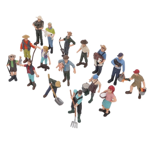Modelo de Personajes de la Granja, Juegos de Bricolaje de Juegos Educatros Figura Vivid Exquisito para Accessorios de Fotografía
