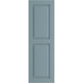 thumbnail image 6 of Ekena Millwork 12"W x 51"H True Fit PVC Two Equal Raised Panel Shutters, Peaceful Blue (Per Pair - Hardware Not Included), 6 of 10