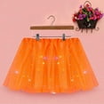 thumbnail image 2 of IROINNID Women's Skirt Star Sequins Mesh Pleated Tulle Princess Skirt With LED Small Bulb Skirt Short Elastic Waist Short Solid Color Skirt, 2 of 7