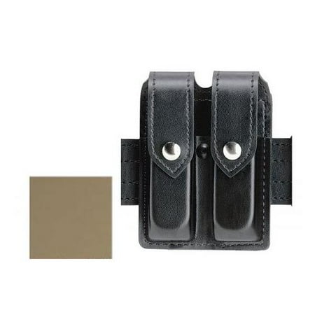 Safariland 77 Double Magazine - Safariland 77 Double Handgun Magazine Pouch - FDE Brown, Ambidextrous 77-83-553P