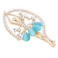 thumbnail image 1 of De Imitación De Cristal De Broche Nad Pin Azul De Boda Sunnimix broche, 1 of 7