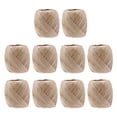 thumbnail image 4 of MasteelfCA 10pcs Roll Natural Raffia Straw String for DIY Crafts Gift Packaging Artworks (Coffee), 4 of 7
