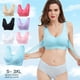 thumbnail image 2 of Sujetador deportivo sin aros con encaje y hebilla cruzada en la parte delantera, push-up, para yoga, correr, fitness, ropa interior deportiva para mujer, 2 of 6
