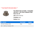 thumbnail image 2 of Rear Wheel Hub Assembly - Compatible with 2014 - 2021 Ram ProMaster 2500 Base 3.6L V6 2015 2016 2017 2018 2019 2020, 2 of 2