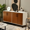thumbnail image 2 of Costway Buffet Server Sideboard Kitchen Storage Cabinet Cupboard with Shelves & 4 Doors, 2 of 10