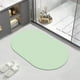 thumbnail image 4 of Alfombra de baño superabsorbente de secado rápido con base de goma antideslizante | Alfombra de baño moderna y lavable para ducha | 40 x 60 cm, 4 of 6