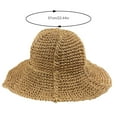 thumbnail image 2 of TRUBKH Mens Hats Women Baseball Cap Women's Summer Hats hats for women straw sun hat Vintage Hat Women Cap Beige M, 2 of 3