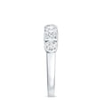 thumbnail image 3 of Rosec Jewels Moissanite Half Eternity Band for Women - Moissanite Bezel Set Ring - D-VS1 Quality Certified, 18K White Gold, US 9.50, 3 of 8