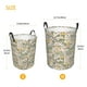 thumbnail image 3 of Fotbe Daisy Cesto de Ropa con Asas, Cesto Impermeable de Gran Capacidad, Bolsa de Lavado para Dormitorio, Cesto de Ropa con Ruedas y Asas-Small, 3 of 6