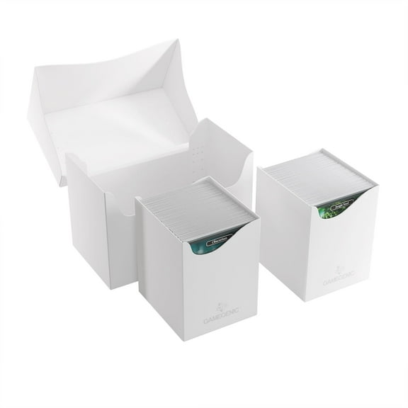 Game Genic Double Deck Holder 200  Deck Box (White)