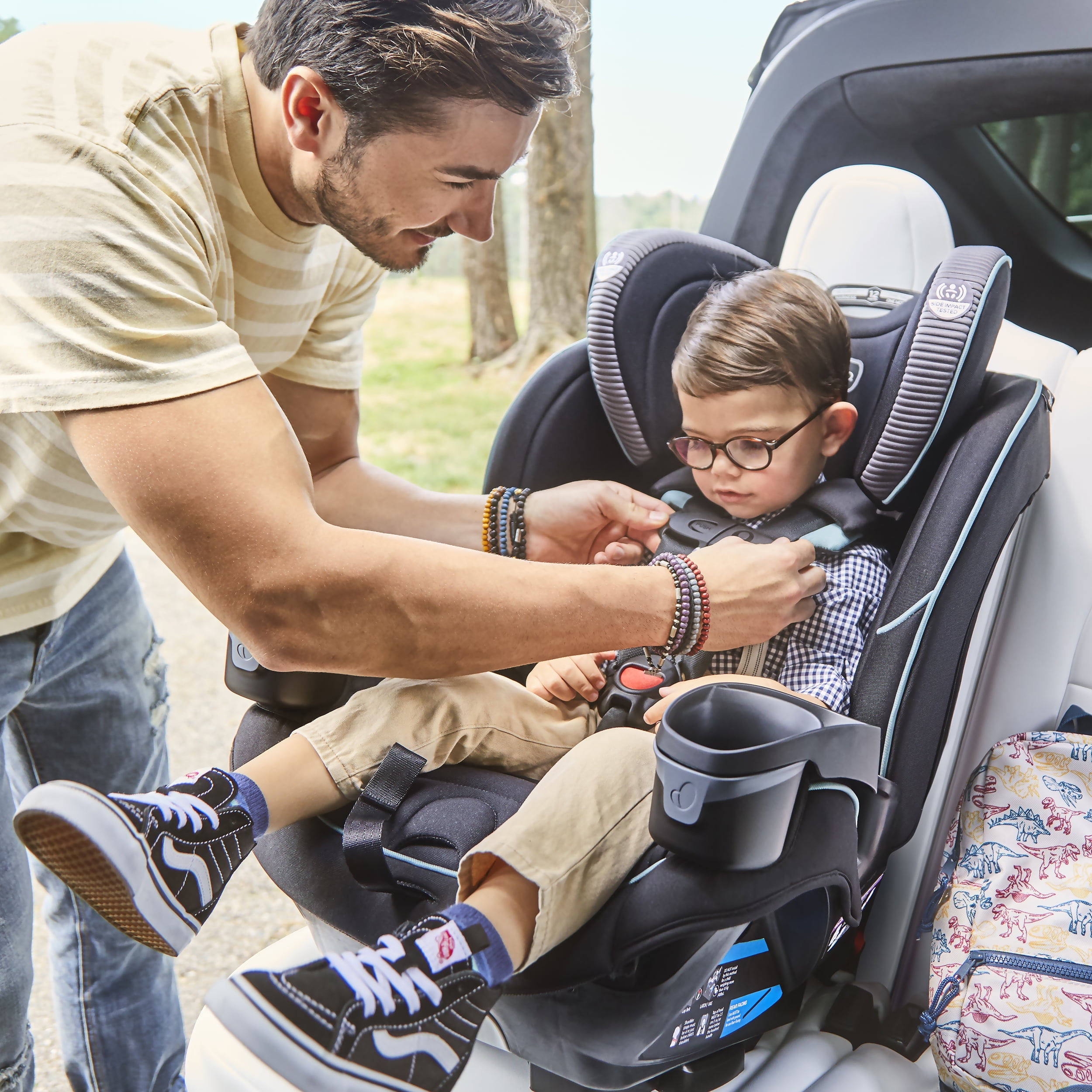 Evenflo - Brandclub - Evenflo EveryFit 4-In-1 Convertible Car Seat (Winston  Gray)
