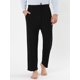 thumbnail image 2 of Pantalones de pijama Unique Bargains Jersey de punto con cordón en la cintura Negro XL, 2 of 4
