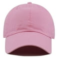 thumbnail image 2 of Newhattan Plain 100% Cotton Hat Men Women Adjustable Baseball Cap, 2 of 2