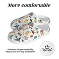 thumbnail image 6 of Disketp Travel1 Women's Men's Slippers Plush Slip-On House Slipper for Winter Indoor Soft Cushion Non-slip Fluffy Slides Slippers-8, 6 of 7