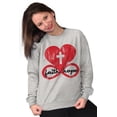 thumbnail image 3 of Faith Hope Love Cross Eternal Life Women Plus Size Crewneck Sweatshirt Brisco Brands 5X, 3 of 5