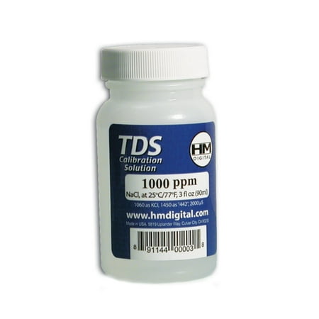 - Hydrofarm HMDC1000 1000ppm Calibration Solution