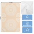 thumbnail image 5 of Beige Boho Kitchen Towels Set of 3, Water Absorbent Dish Towel, Farmhouse Middle Century Abstract Geometric Decorative Hand Towels - Quick Drying Cloth for Cooking Baking, 18x28 Inch, 5 of 8