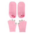 thumbnail image 3 of Guantes de Spa con Pantalla T&aacute;ctil Rosa, Guantes Hidratantes, Guantes de Spa Hidratantes de Gel y Juego de Calcetines para Manos Secas y Agrietadas, Guantes de Silicona Suave, 3 of 9