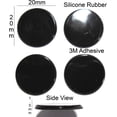 thumbnail image 2 of VATH Self Adhesive Silicone Rubber Feet 20mm(L) x 20mm(W) x 1.5mm(H) 4pcs [RB240], 2 of 2