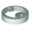thumbnail image 1 of Hager 246B26 Dome Stop Riser Plate, No. 066412 Bright Chrome, 1 of 1
