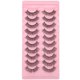 thumbnail image 5 of Natural False Eyelashes – 10 Pairs for Women, Dramatic Volume, Easy Application, Perfect for Day, Night, Parties, and Special Occasions, 5 of 5
